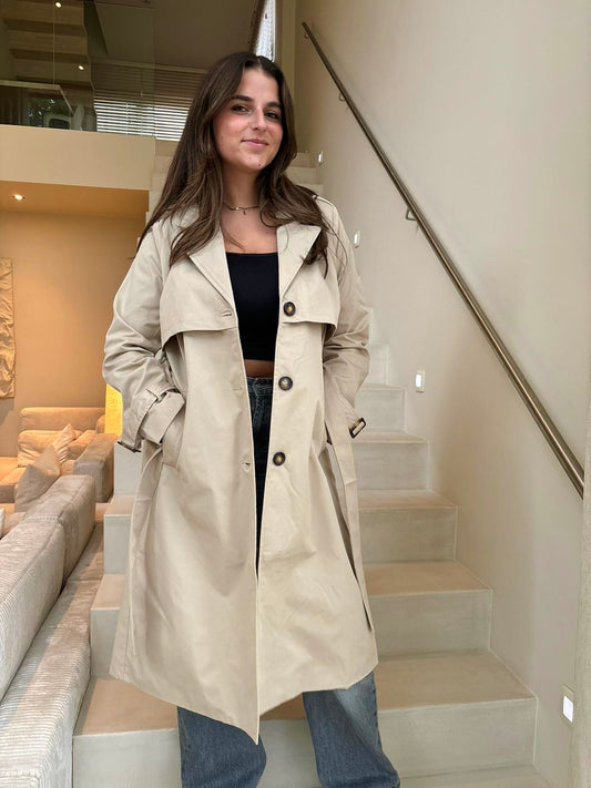 Trench coat light beige