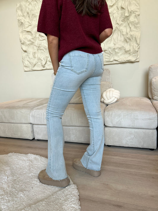 Flared jeans