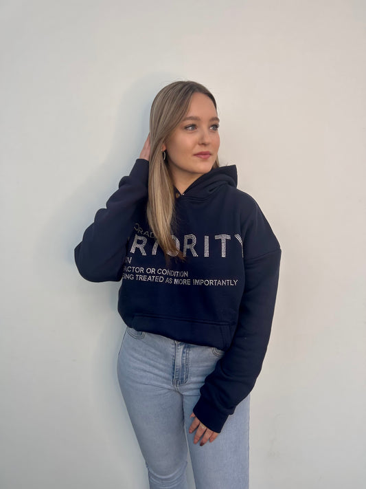 Priority hoodie navy - Estrella 